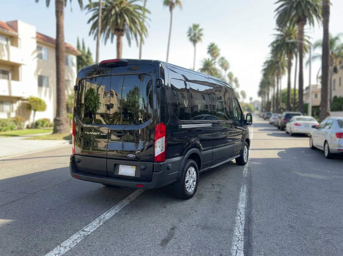 2023 Ford Transit rear_3q